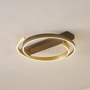Lampa sufitowa LED Natsuma Lucande, czarny, salon / jadalnia, tworzywo sztuczne, nowoczesny