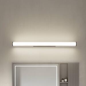 Lindby kinkiet LED Kirka, czarny, metal, IP44, 90cm, CCT