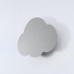 TK Lighting Kinkiet Cloud, szary, szerokość 38 cm, metal, chmura, G9