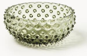 Misa ze szkła dmuchanego Hobnail