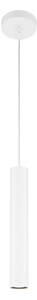 Biała smukła lampa wisząca walec 40cm Maytoni MOD161PL-01W1 Pro Focus GU10 6cm