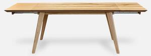 Stół dębowy na drewnianych nogach CORTEZ II