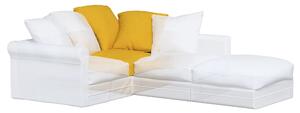 Pokrowiec na sekcję narożną Grönlid kolor żółty tkanina strukturalna