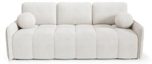Sofa PURE Rozkładana Dwuosobowa Kremowa Boucle Nowoczesna