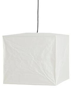 HAY Klosz lampy Cube, wysokość 40 cm, biały, papier Cube, biały / opal, papier / lunolit / lunopal, design