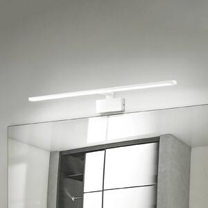 IDEAL LUX Kinkiet LED Alma, biały metal, szerokość 51 cm Alma, biały / opal, salon / jadalnia, metal, nowoczesny