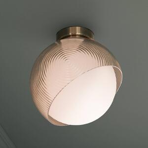 IDEAL LUX Lampa sufitowa Bloom, możliwość ściemniania, mosiężny / złoty, salon / jadalnia, metal, nowoczesny