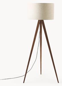 Lampa podłogowa trójnóg z litego drewna w stylu scandi Jake