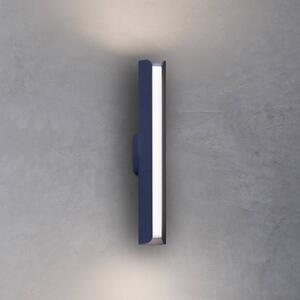 IDEAL LUX Kinkiet Dorica, niebieski, salon / jadalnia, aluminium, nowoczesny