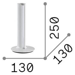 IDEAL LUX Lampa stołowa Dorica, możliwość ściemniania, mosiężny / złoty, salon / jadalnia, aluminium, nowoczesny