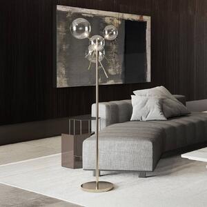 IDEAL LUX Lampa stojąca Equinoxe, chromowy / srebrny, salon / jadalnia, metal