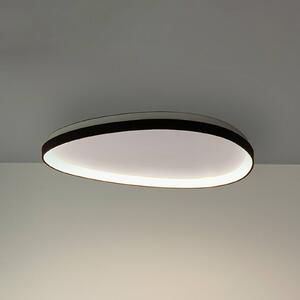 IDEAL LUX Lampa sufitowa Gemini, możliwość ściemniania, czarny, salon / jadalnia, metal, nowoczesny