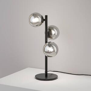 IDEAL LUX Lampa stołowa Perlage, czarny, salon / jadalnia, metal