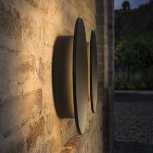 IDEAL LUX Kinkiet zewnętrzny LED Punto, czarny, metal, nowoczesny