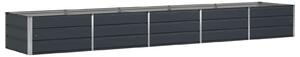 Donica Antracyt 400 x 80 x 45 cm Stal