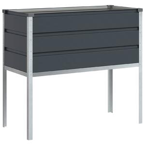 Donica Antracyt 100 x 45 x 90 cm Stal Galwanizowana