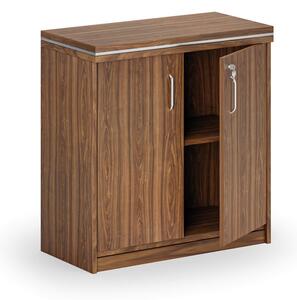 Szafka biurowa ARRISTO LUX, 800 x 400 x 836 mm, orzech