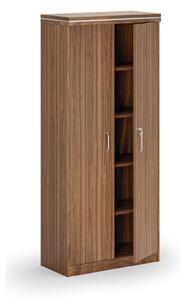 Szafa biurowa ARRISTO LUX, 800 x 400 x 1836 mm, orzech