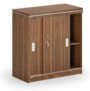 Szafka przesuwna ARRISTO LUX, 800 x 400 x 836 mm, orzech