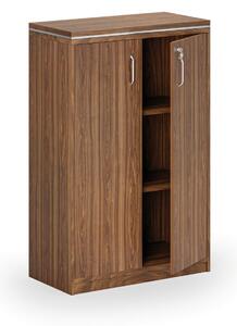 Szafa biurowa ARRISTO LUX, 800 x 400 x 1236 mm, orzech
