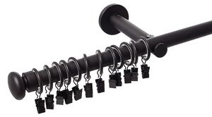 Karnisz pojedynczy Modern black matt 160cm