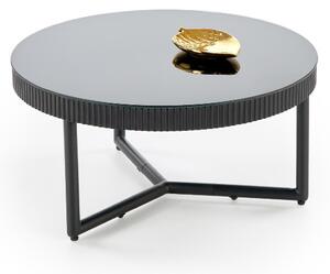 Kompaktowa ława do salonu 60 cm czerń | Umeblowana.com