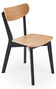 Minimalistyczne drewniane krzesło do jadalni | Umeblowana.com