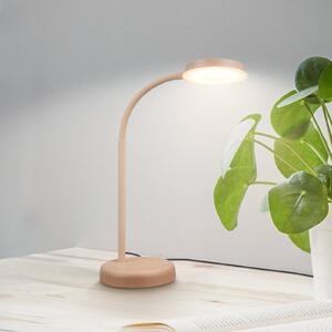 Briloner Lampa stołowa Megg, możliwość ściemniania, kremowy / amber, salon / jadalnia, metal, nowoczesny