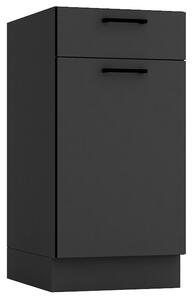 Szafka dolna z szufladą 40 cm grafit H7-B19