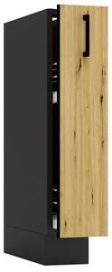 Szafka cargo 15 cm grafit + dąb artisan T1-K85