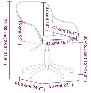 Obrotowe krzesło biurowe - Almada 6X