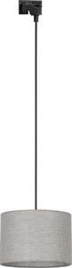 TK Lighting Żyrandol na łańcuchu do systemu szynowego TRACER 1xE27/15W/230V śr. 30 cm czarny/szary TK10674