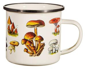 Kremowy emaliowany kubek dla dzieci Vintage Mushroom – Sass & Belle