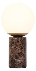 Nordlux Nordlux - Lampa stołowa LILLY 1xE14/25W/230V marmur/brązowa NX0309