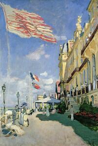 Reprodukcja The Hotel des Roches Noires at Trouville 1870, Claude Monet