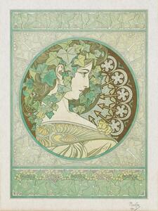 Reprodukcja Green Garden Ivy, Alfons Mucha