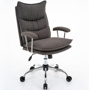 Krzesło biurowe na chromowanej podstawie Q-289