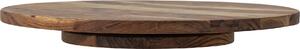 Taca obrotowa Elenor 40,5 cm z drewna akacjowego