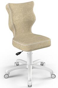 Obrotowe krzesło dziecięce Petit White rozmiar 3 (119-142 cm)