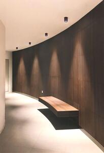 Czarny plafon sufitowy walec spot - A215-Avas