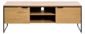 Szafka pod TV w dekorze dębu w naturalnym kolorze 155x55x45 cm Cesura – Unique Furniture