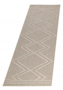 Dywan sznurkowy Patara aztecki beżowy 80 cm x 250 cm
