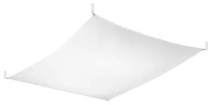 Biały tkaninowy plafon LED 130x105 cm - EX659 S3-F11