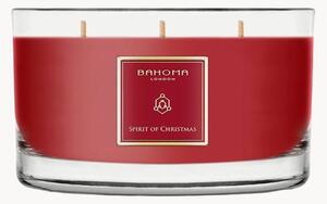 Świeca zapachowa z trzema knotami Spirit Of Christmas (czarna porzeczka, cynamon)