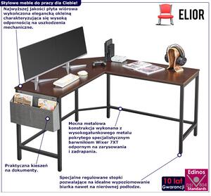 Narożne biurko komputerowe industrialne - Efis