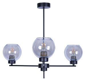 Industrialna lampa wisząca ze szklanymi kloszami - S817-Bisa