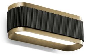 Lampa Ścienna LIGHT-POINT, Twist W1 Switch Tune, ściemnialny, złoty | mosiężny, przedpokój, aluminium, nowoczesny