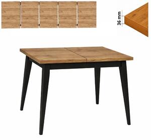 Stół 70x120/270 cm prostokatmy rozkładany, blat 3,6 cm, nogi Drewniane „ Trapezowe ” I ArtDHome