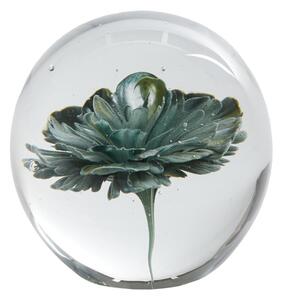 Szklany obciążnik do papieru (wysokość 8 cm) Flower – Light & Living