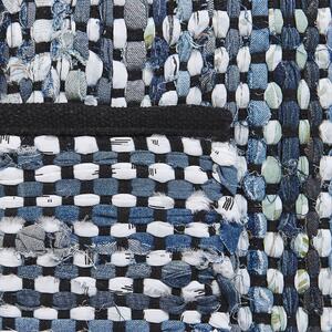 Bawełniany dywan styl boho 80 x 150 cm ręcznie tkany kolorowy Alanya Beliani